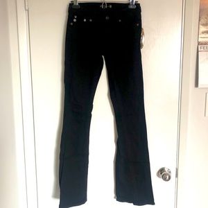Just USA Black Bell Bottom Jeans